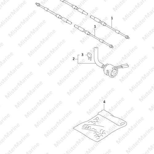 FIG.90 (1-I-7) OPT:REMOCON CABLE (DF9.9A P01)