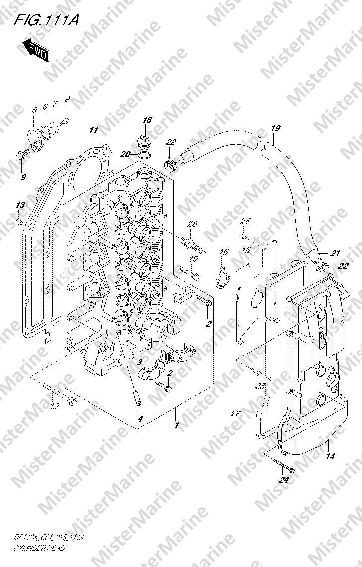 FIG.111A (1-B-2) CYLINDER HEAD
