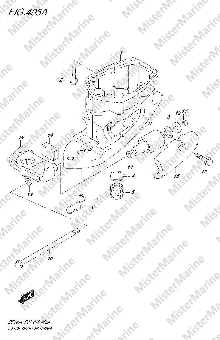 FIG.405A (2-F-12) DRIVE SHAFT HOUSING