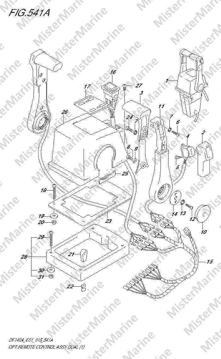 FIG.541A (3-B-4) OPT:REMOTE CONTROL ASSY DUAL (1)