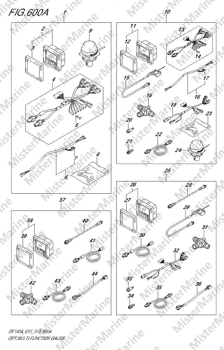FIG.600A (3-D-8) OPT:MULTI FUNCTION GAUGE