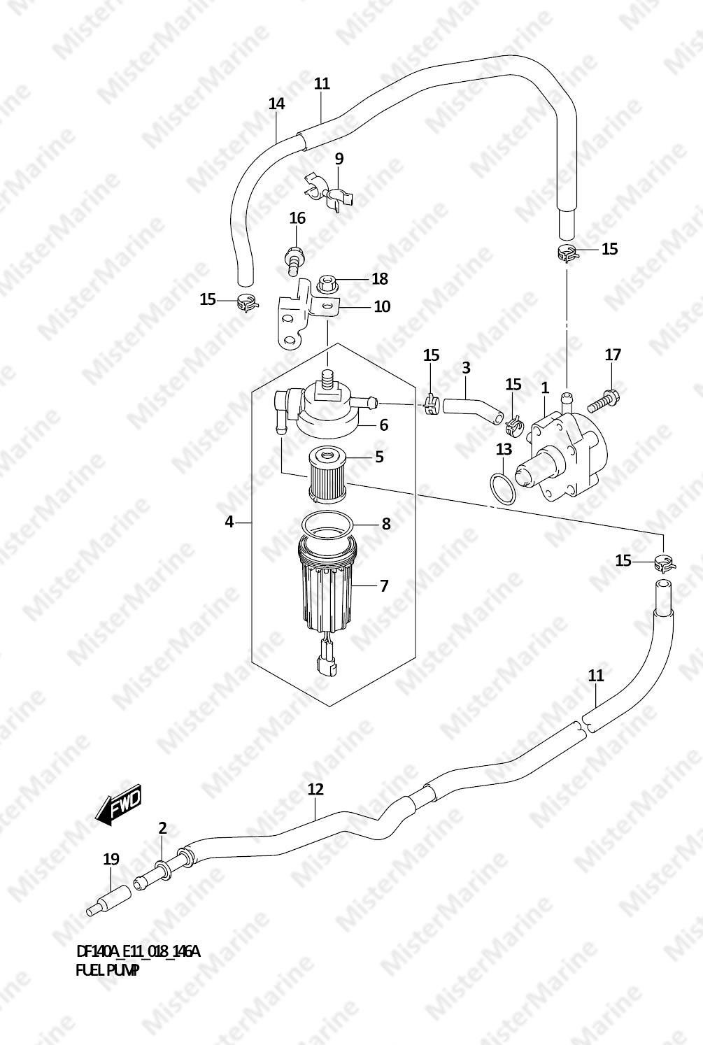 FIG.146A (1-C-4) FUEL PUMP