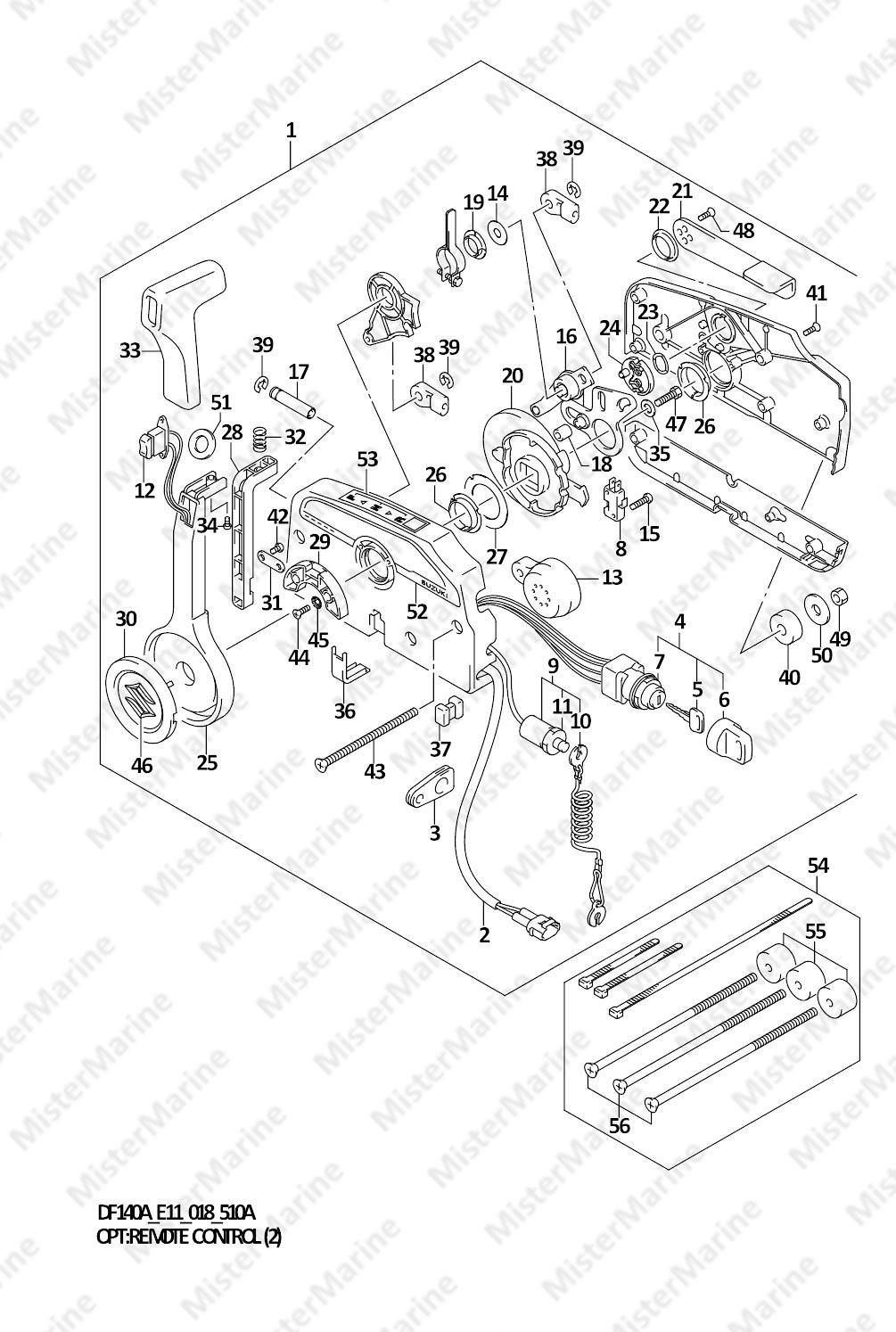 FIG.510A (1-K-4) OPT:REMOTE CONTROL (2) (E11)