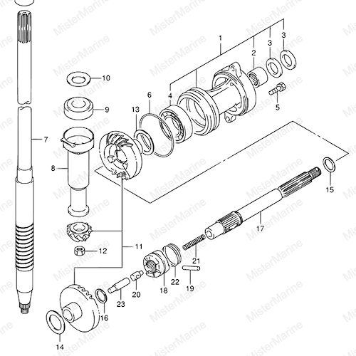 ALBERO TRASMISSIONE 2005 (da 510001 a 510209)