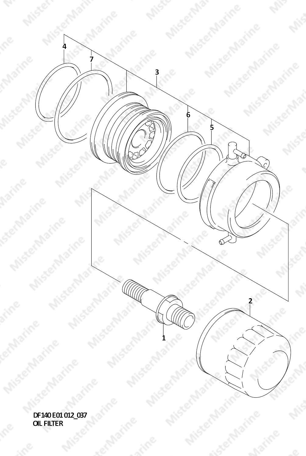 FIG.37 (1-D-14) FILTRO OLIO