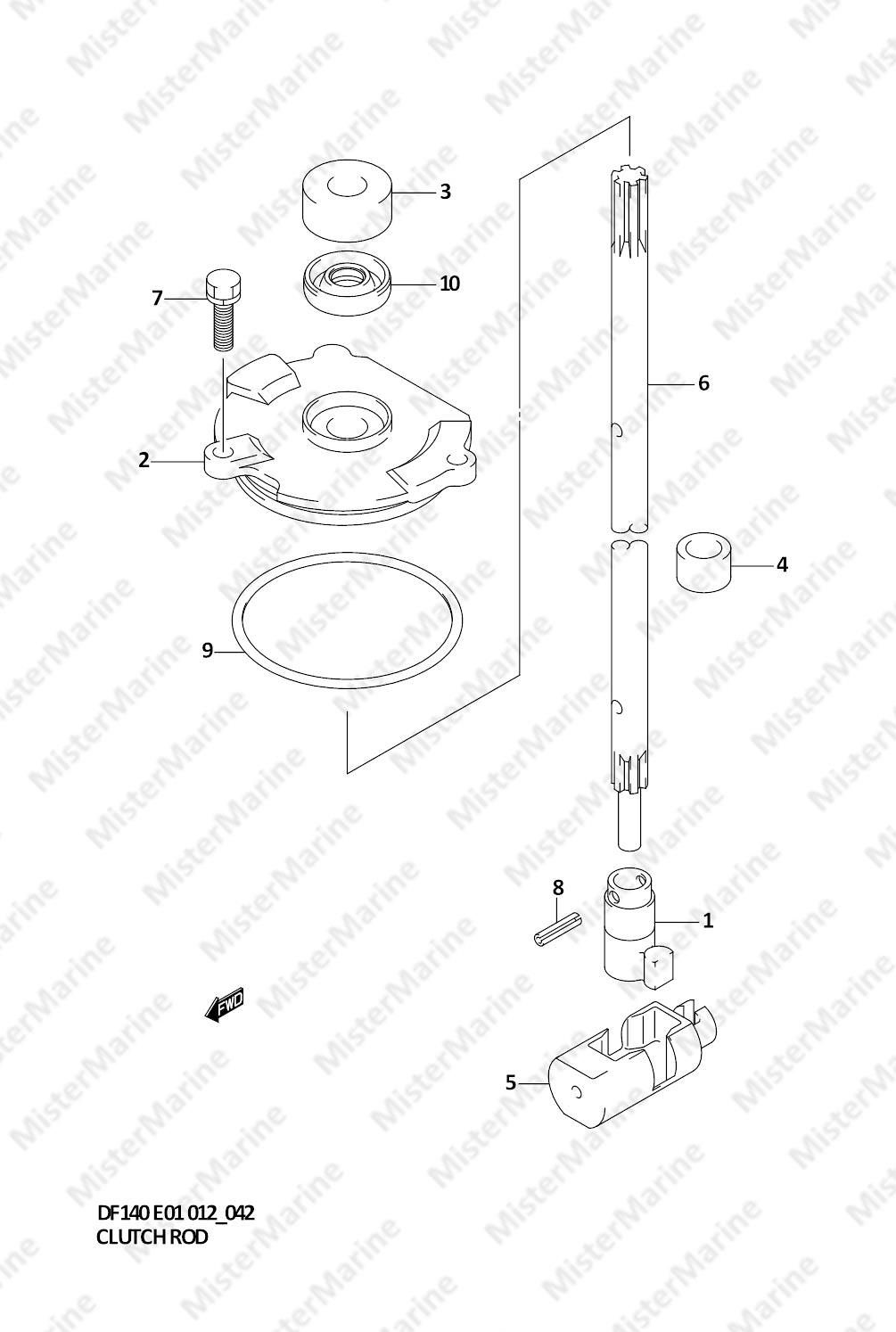 FIG.42 (1-E-5) ASTA INVERSIONE 2006 (MATR-680234) - 2011 (DF140Z SINISTRO)