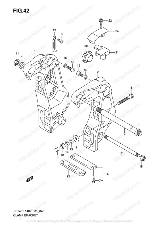 FIG.61 (1-G-4) STAFFE SUPPORTO MOTORE