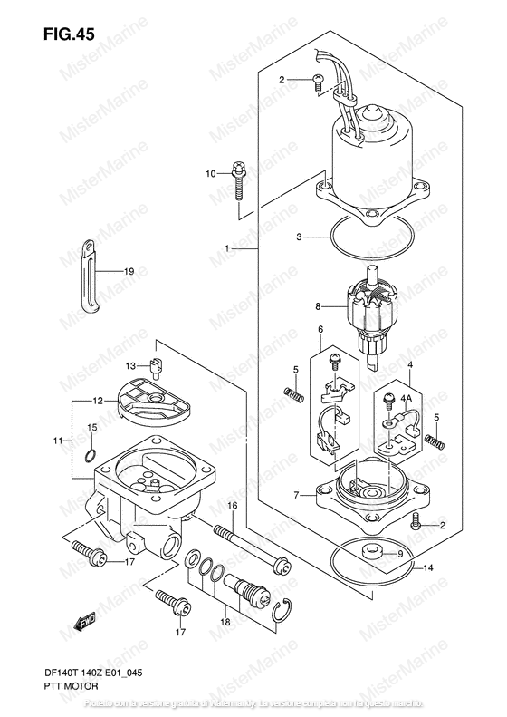 FIG.64 (1-G-7) MOTORINO ELEVATORE IDRAULICO