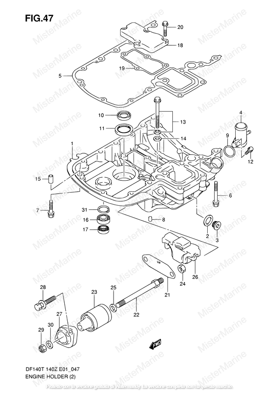 FIG.65 (1-G-8) SUPPORTO MOTORE 2006 (MATR -682149) -2011