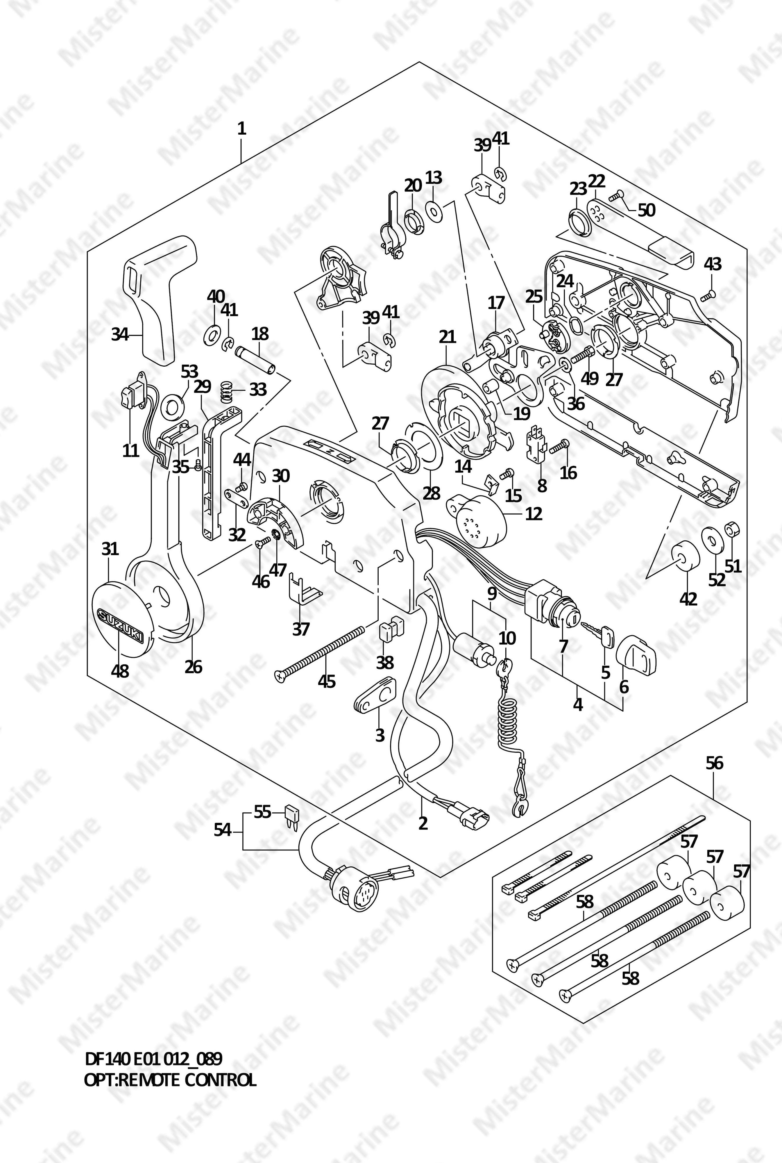 FIG.89 (1-I-11) TELECOMANDO LATERALE 2005-2011