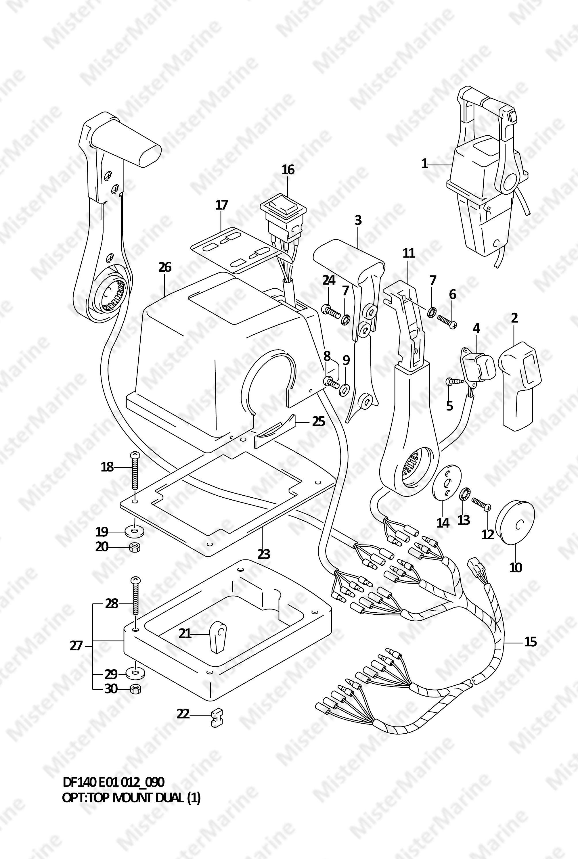 FIG.90 (1-I-14) TELECOMANDO CHIESUOLA DOPPIA