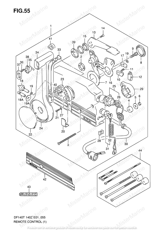 FIG. 89 - TELECOMANDO LATERALE 2002-2003