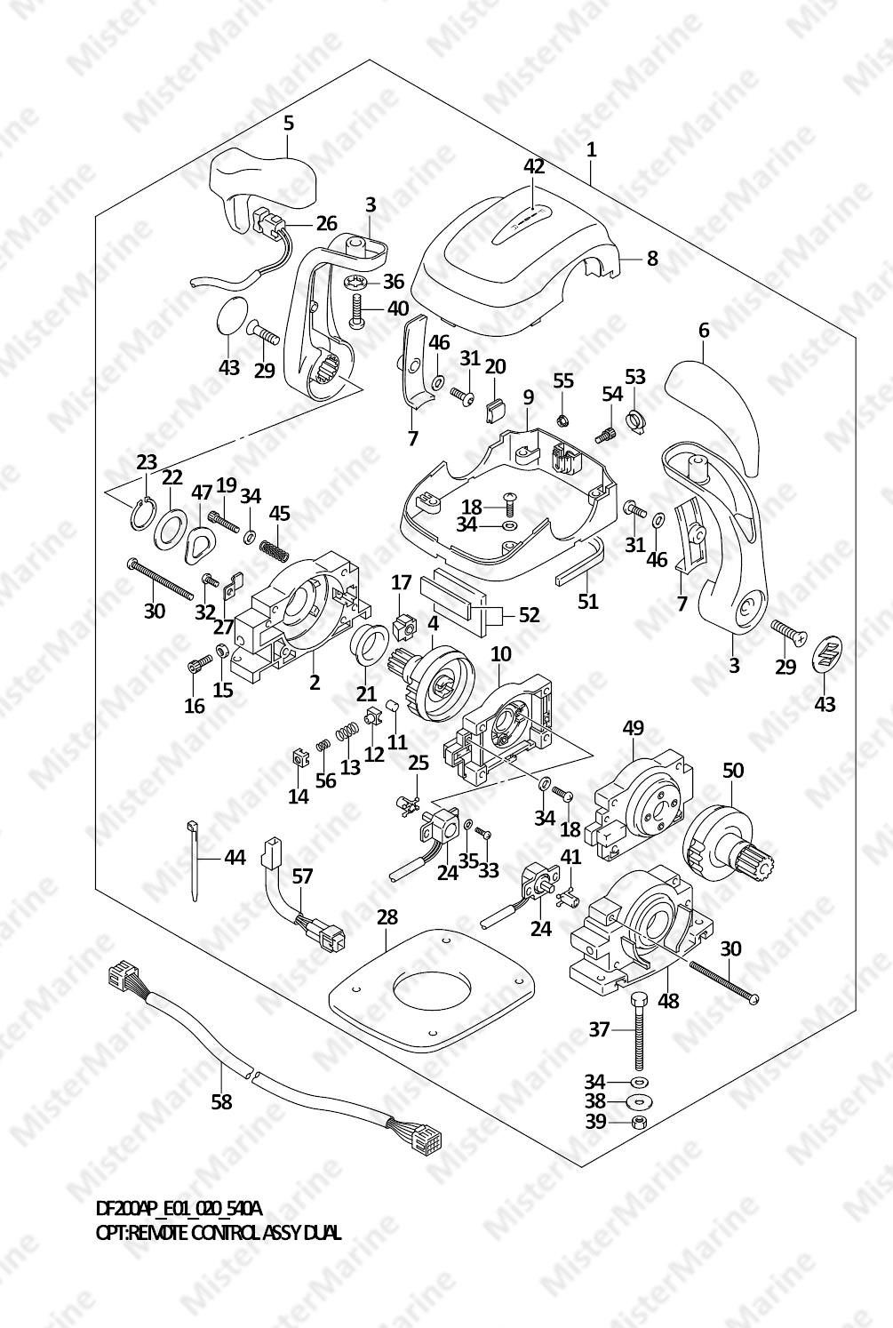 FIG.540A (1-H-14) OPT:REMOTE CONTROL ASSY DUAL