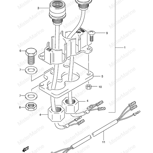 INTERRUTTORE ELEVATORE IDRAULICO MY99-04