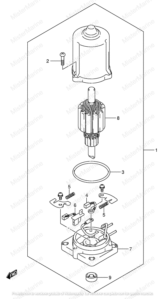 MOTORE ELEVATORE IDRAULICO T MY01-10