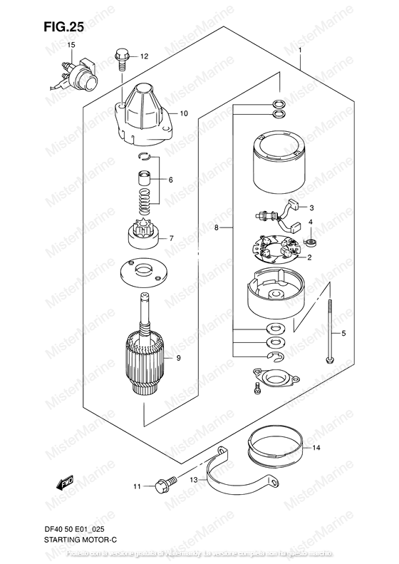 MOTORINO AVVIAMENTO MY01-04