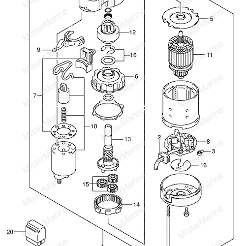 MOTORINO AVVIAMNETO MY05-10