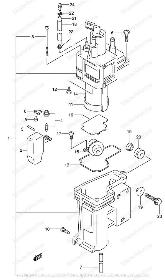 SEPARATORE VAPORI CARBURANTE MY99