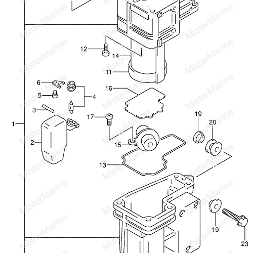 SEPARATORE VAPORI CARBURANTE MY99