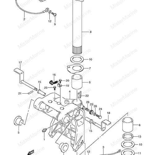 SUPPORTO MOTORE GIREVOLE MY01-10