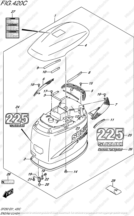 CALANDRA DF225 MY04-09
