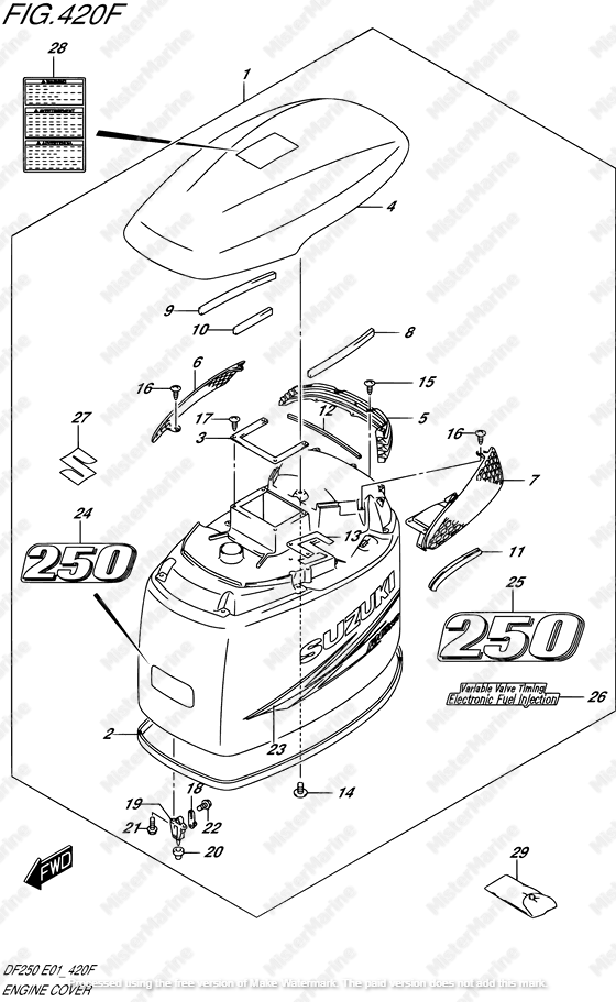 CALANDRA DF250 MY10>