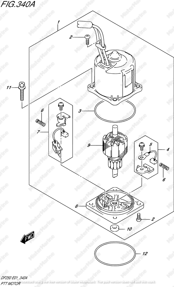MOTORE ELEVATORE IDRAULICO 