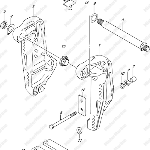 STAFFE SUPPORTO MOTORE DF200TL