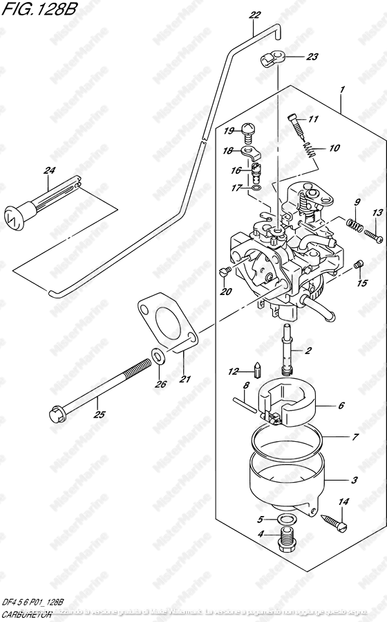 CARBURATORE DF6 MY03