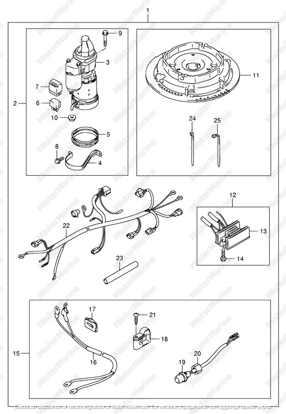 KIT MOTORINO AVVIAMENTO MY05>