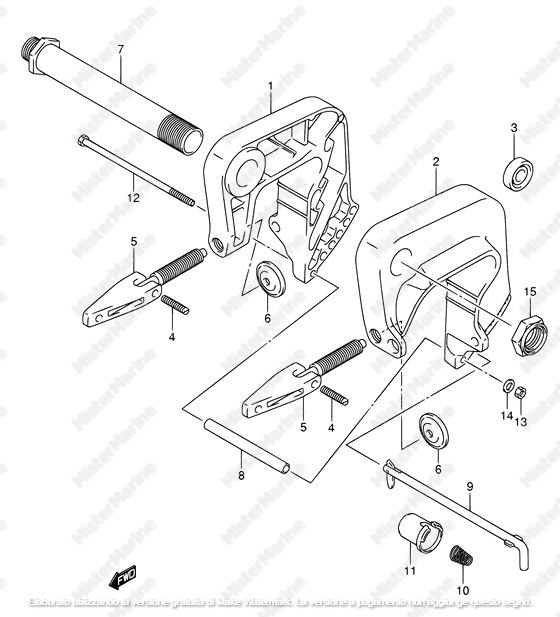 STAFFE SUPPORTO MOTORE MY05>