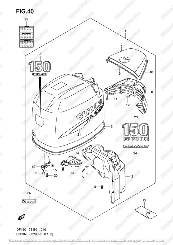 CALANDRA DF150 MY06-09