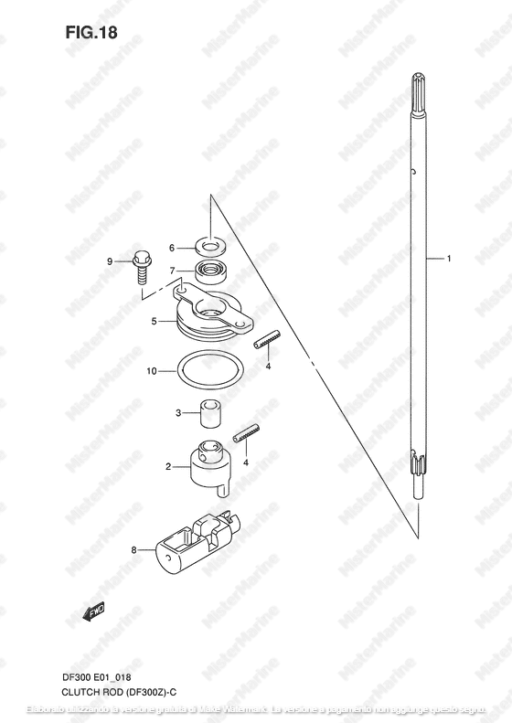 ASTA INVERSIONE DF300Z