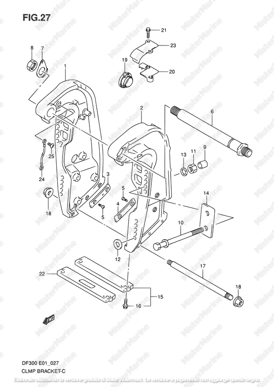 STAFFE SUPPORTO MOTORE 