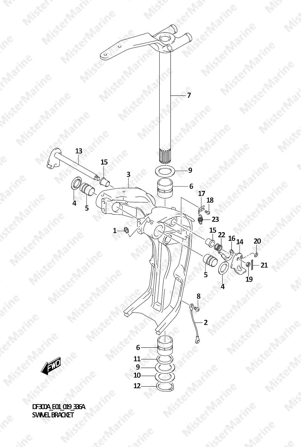 FIG.336A (1-E-4) SWIVEL BRACKET