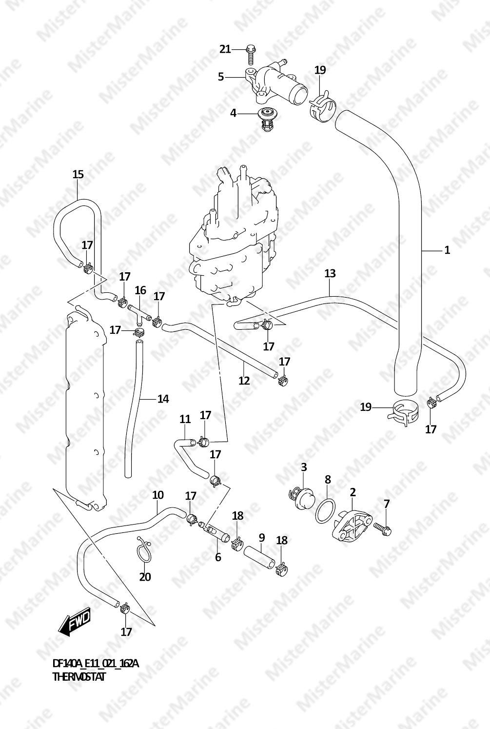 FIG.162A (1-C-11) THERMOSTAT