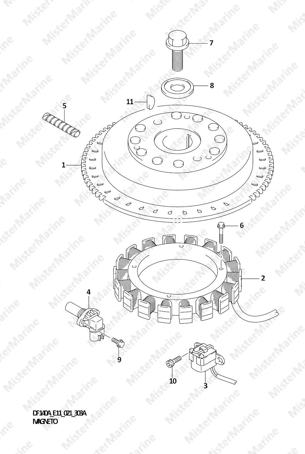 FIG.303A (1-E-3) MAGNETO
