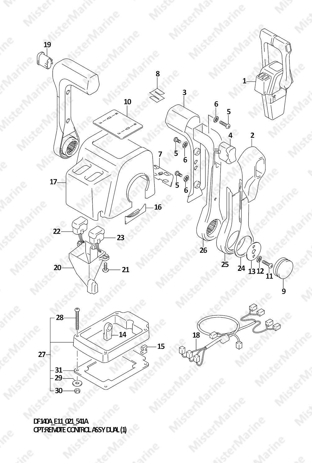 FIG.541A (1-L-8) OPT:REMOTE CONTROL ASSY DUAL (1)