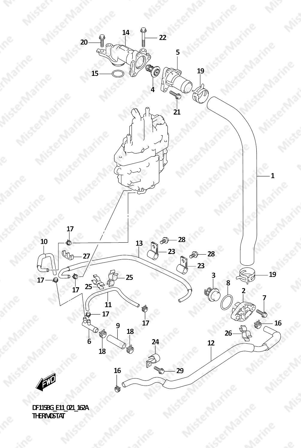 FIG.162A (1-C-8) THERMOSTAT