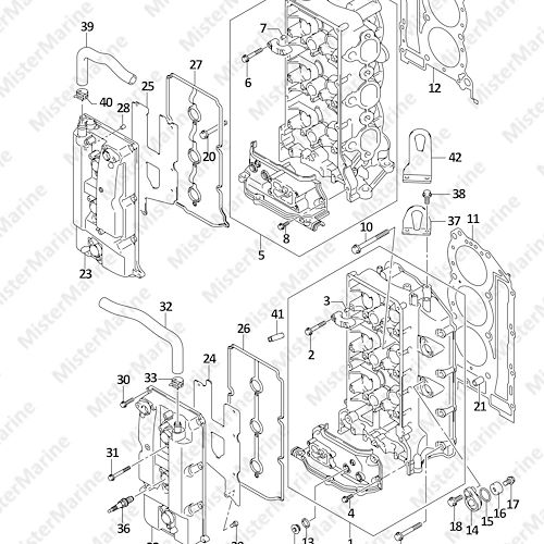 FIG.111B (1-B-4) CYLINDER HEAD (DF250T,DF250Z)