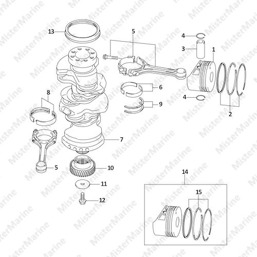 FIG.116A (1-B-10) CRANKSHAFT