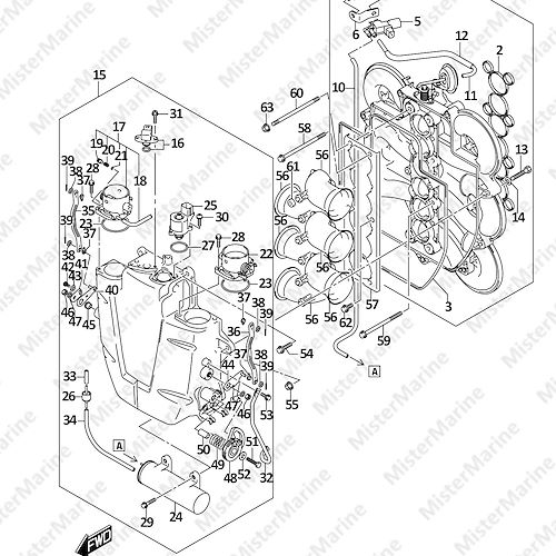 FIG.163B (1-E-11) THROTTLE BODY (SEE NOTE)