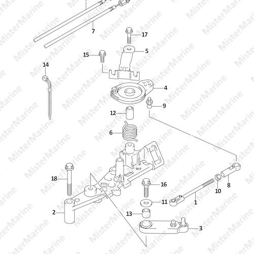 FIG.164A (1-E-14) THROTTLE ROD