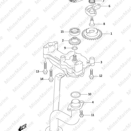 FIG.175A (1-F-2) OIL PUMP