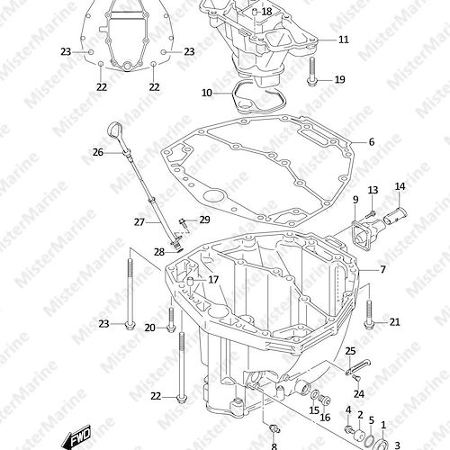 FIG.180A (1-F-3) OIL PAN