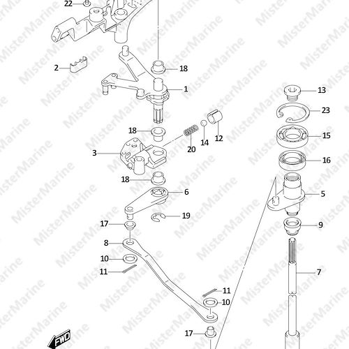 FIG.204A (1-F-5) CLUTCH SHAFT