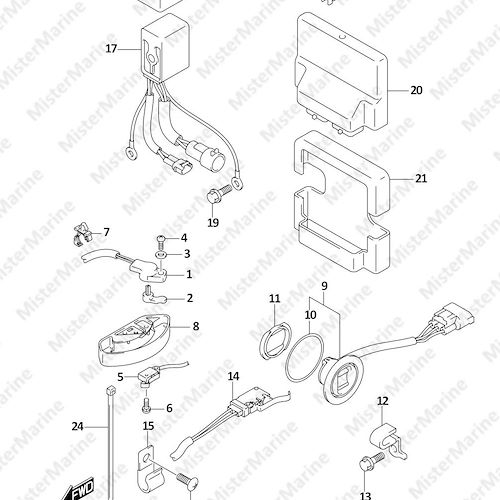 FIG.326A (1-I-2) PTT SWITCH/ENGINE CONTROL UNIT (SEE NOTE)