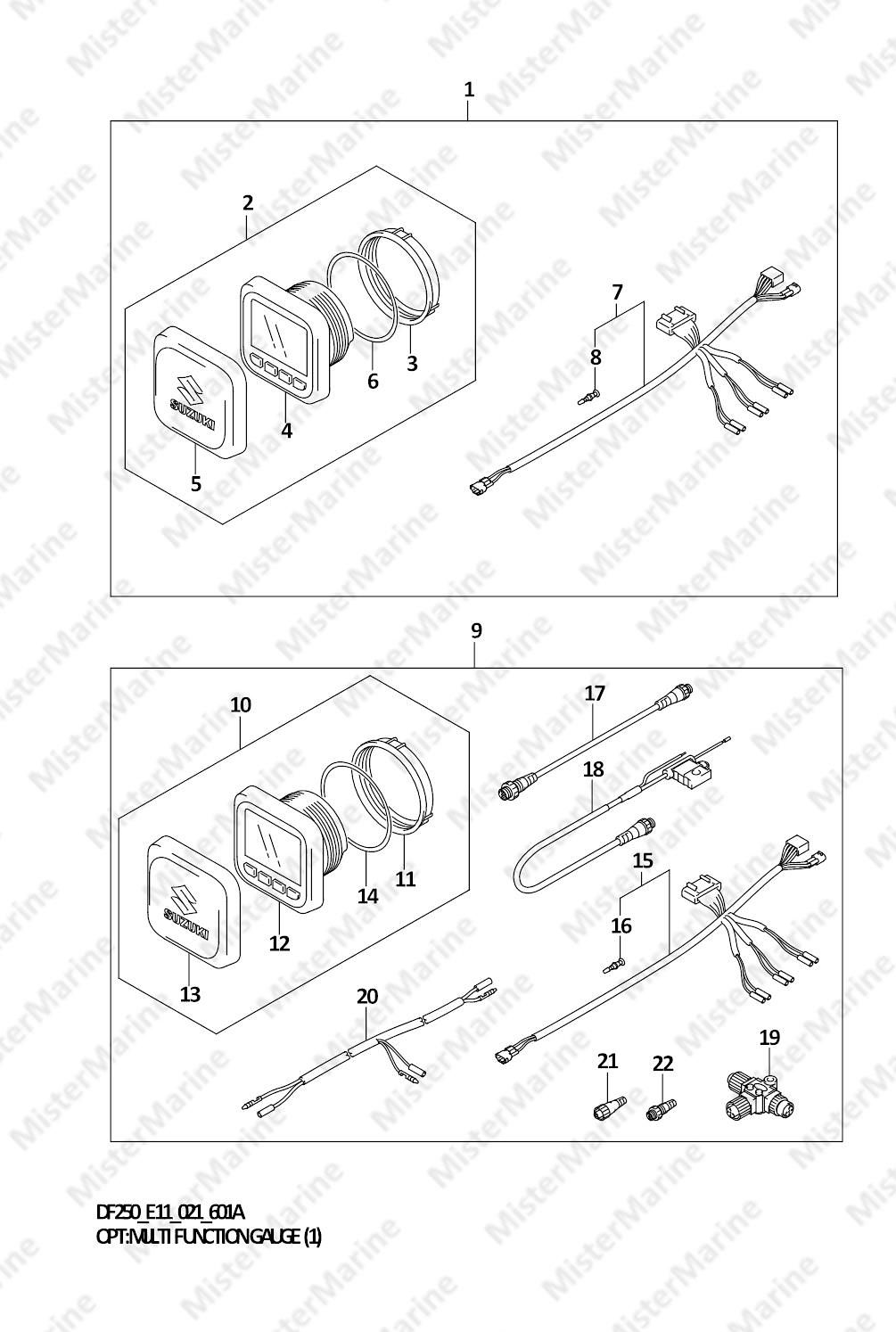 FIG.601A (2-E-6) OPT:MULTI FUNCTION GAUGE (1)