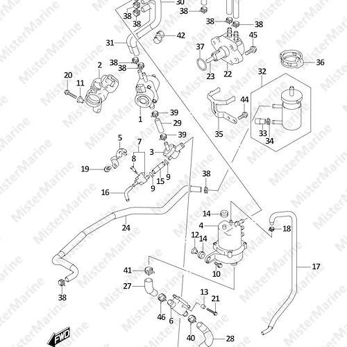 FIG.146B (1-C-4) FUEL PUMP (P40)