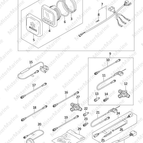 FIG.600A (1-L-14) OPT:MULTI FUNCTION GAUGE (SEE NOTE)